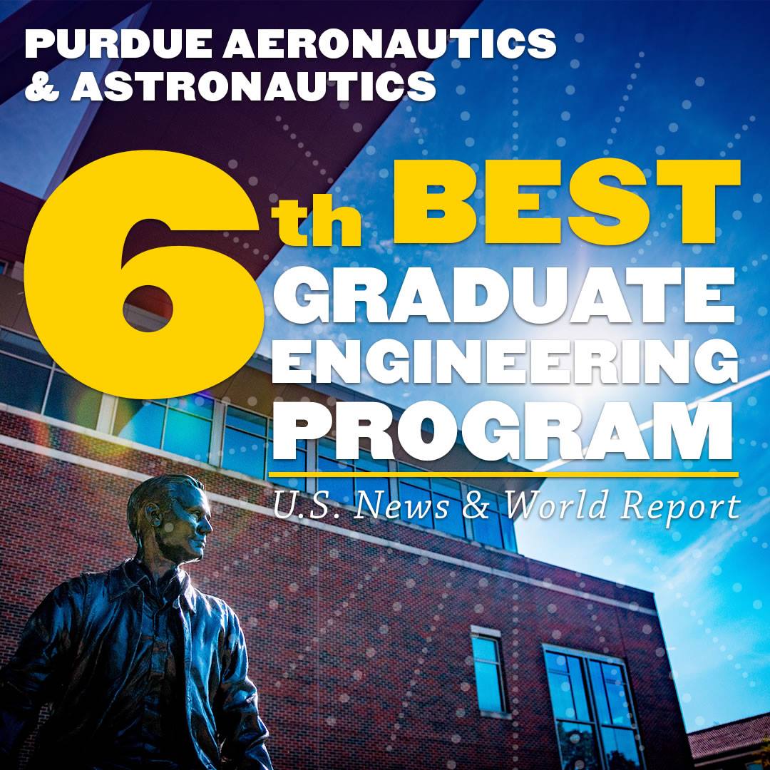 Purdue Aeronautics and Astronautics ranked 6th best graduate engineering program